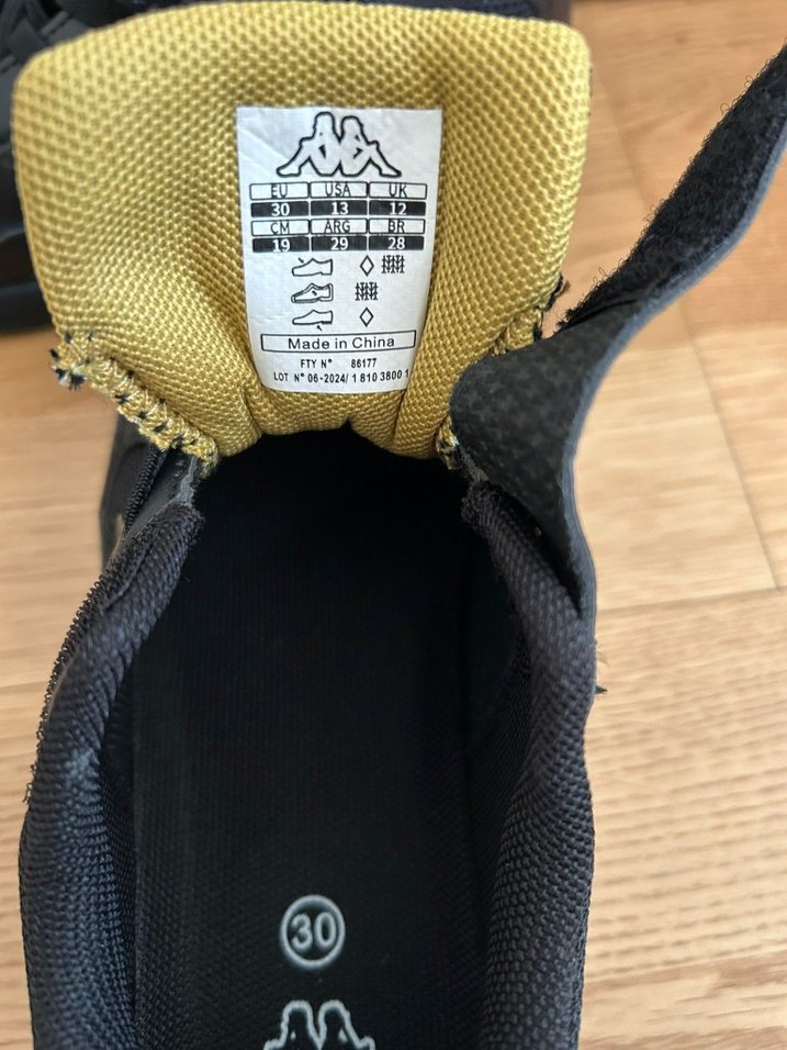 Kappa Siyah Erkek Çocuk Spor Ayakkabı - Görsel 3