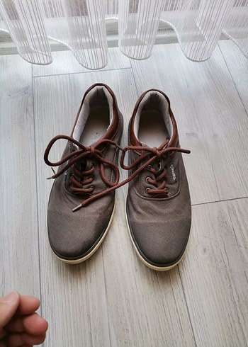 Erkek Gri Kahverengi Bağcıklı Günlük Ayakkabı - Görsel 6