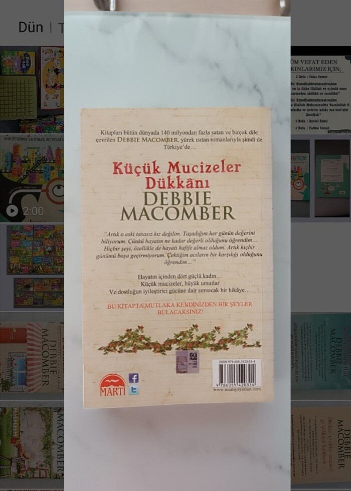 #debbiemacomber#biryumakmutluluk#küçükmucizelerdükkanı#bahçemdey - Görsel 4