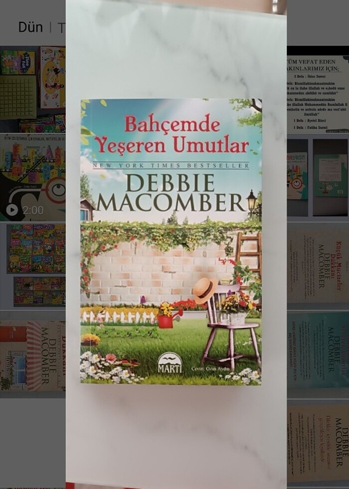 #debbiemacomber#biryumakmutluluk#küçükmucizelerdükkanı#bahçemdey - Görsel 5