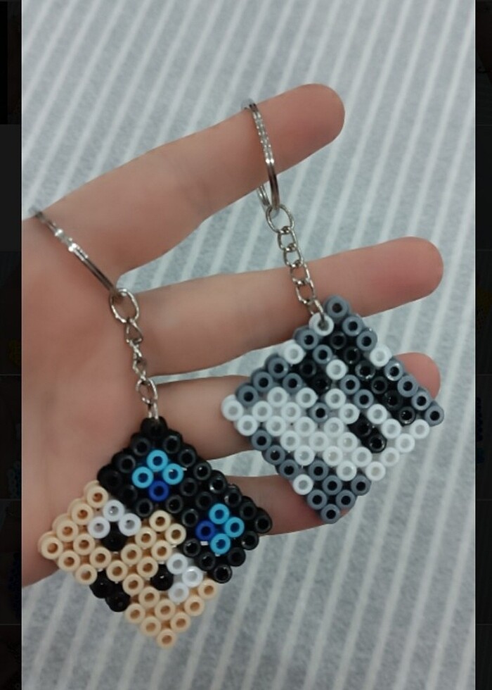 #hamaboncuk#minecraft#anahtarlık#broş#yakasüsü#çantasüsü - Görsel 3