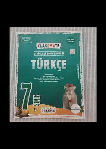 Classmate 7. Sınıf Türkçe Etkinlikli Soru Bankası
