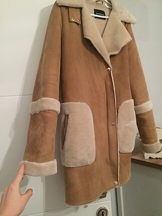 Stradivarius Stradivarius süet biker ceket