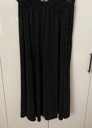 Uzun Kollu Siyah Puantiyeli Kemerli Bluz neyfel marka - Görsel 2