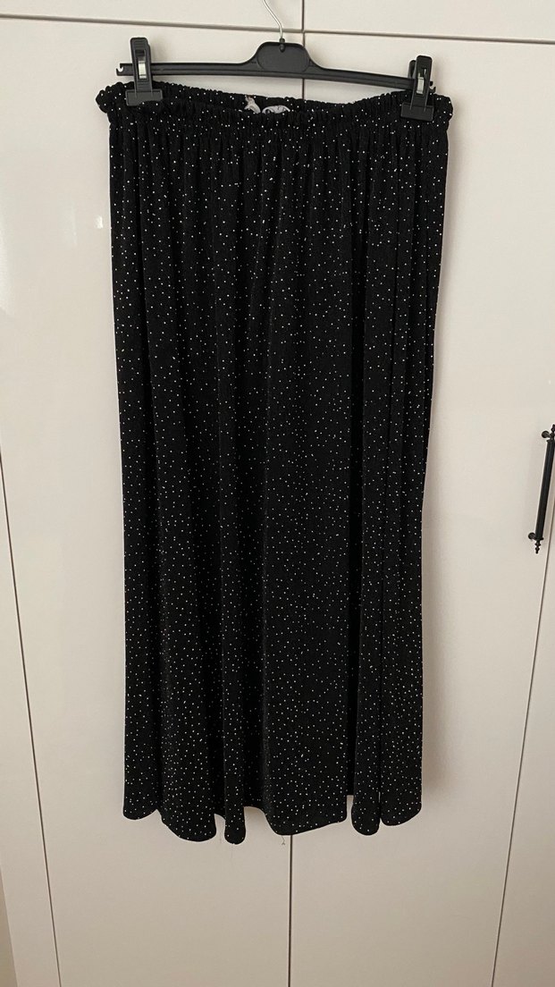 Uzun Kollu Siyah Puantiyeli Kemerli Bluz neyfel marka - Görsel 2