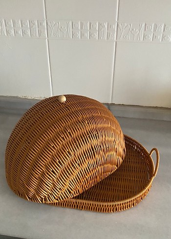 Bej Hasır Sepet Saklama Kutusu - Görsel 3