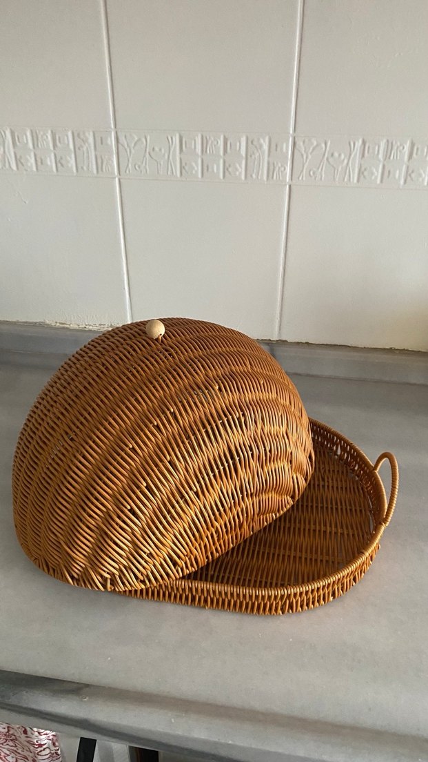 Bej Hasır Sepet Saklama Kutusu - Görsel 3