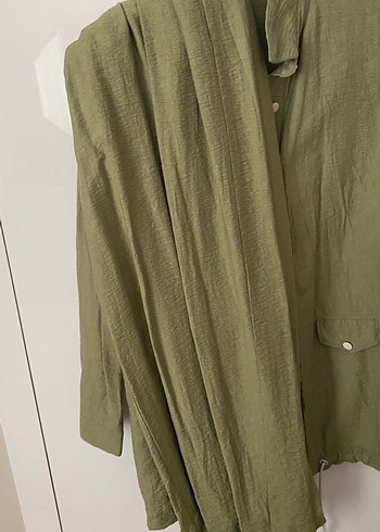 PurevaDüğmeli Keten Ceket - Görsel 2