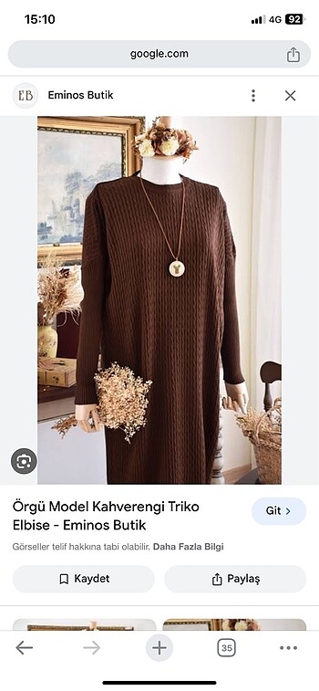Diğer Eminoş butik triko elbise