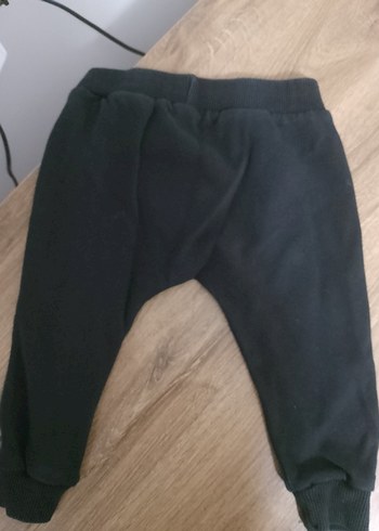 Fermuarlı Gri Siyah Erkek Çocuk Eşofman Altı - Görsel 2