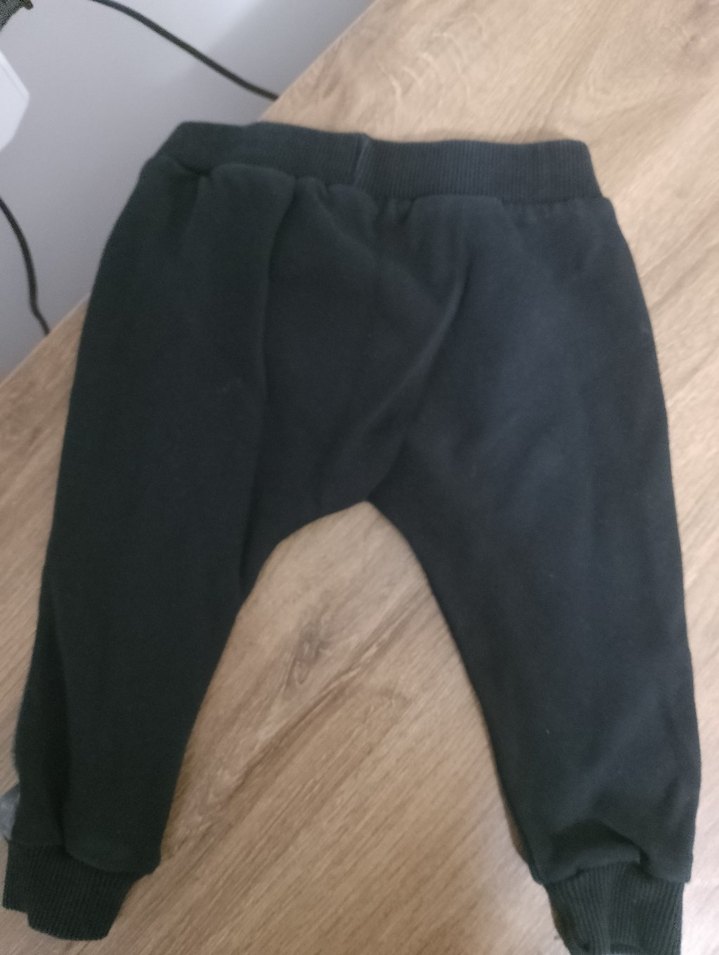 Fermuarlı Gri Siyah Erkek Çocuk Eşofman Altı - Görsel 2