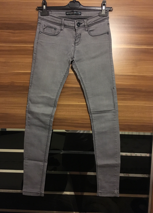 Bershka Bershka gri kot pantolon
