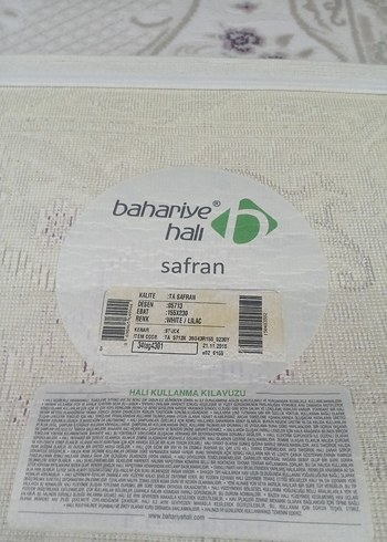 160+230(4m²) Bahariye marka akrilik halı - Görsel 6