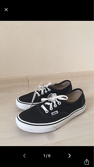 orijinal siyah vans ayakkabi