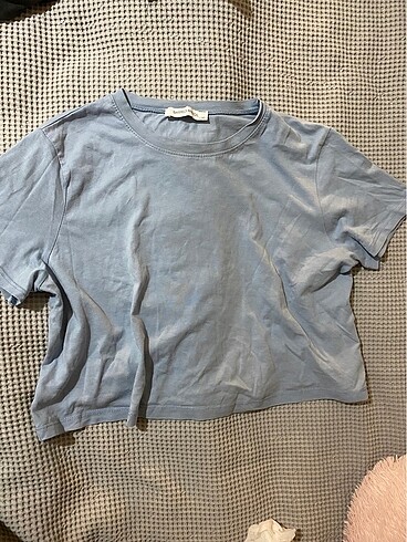 bebek mavisi crop tshirt