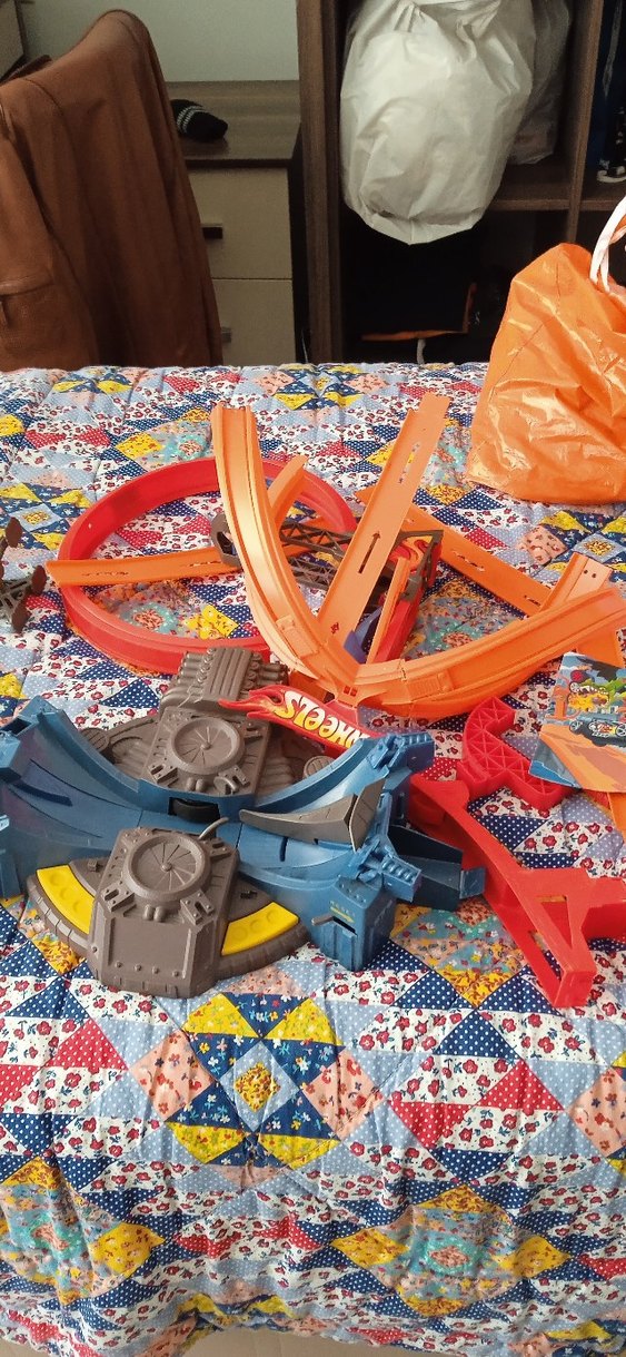 Renkli Oyuncak Yarış Pisti Parçaları hatwels - Görsel 2