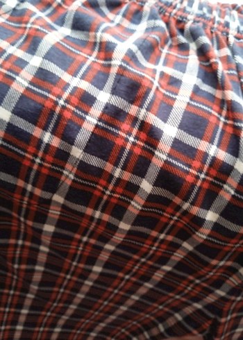 Rahat Kesim Kırmızı Ekose Erkek Pijama Altı0 - Görsel 2