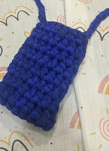 Diğer El örgüsü telefon çantası