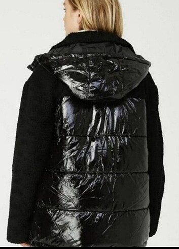 Zara Zara model parlak mont