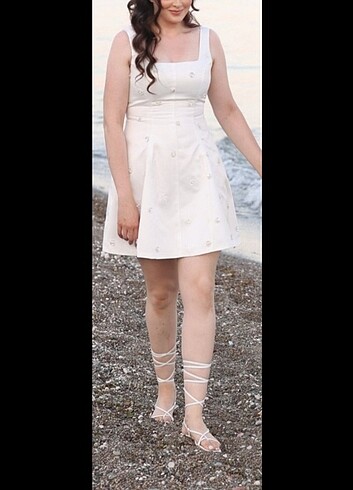 House Of Zarif Mini Elbise - Görsel 3