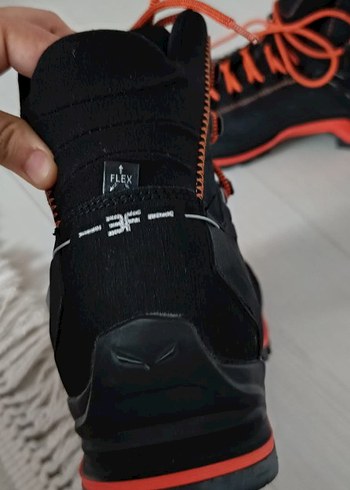 Erkek Siyah Outdoor Botlar, Kayışlı, Nakışlı - Görsel 2