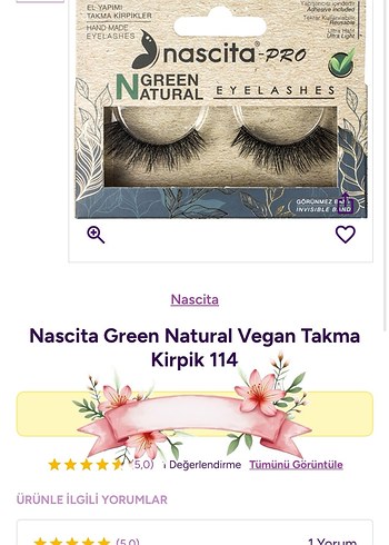 Nascita-Pro El Yapımı Doğal Takma Kirpik - Görsel 2