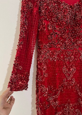 Taşlı abiye - Görsel 3