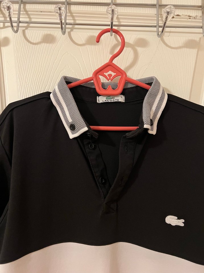 Siyah Beyaz Polo Tişört - Görsel 2