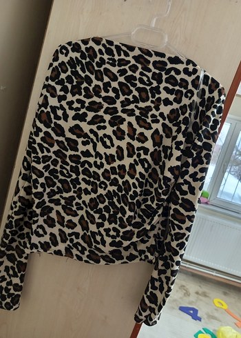 Leopar Desenli Bluz - Görsel 2