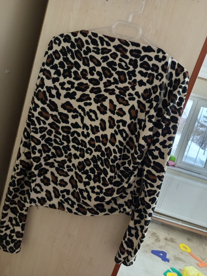 Leopar Desenli Bluz - Görsel 2