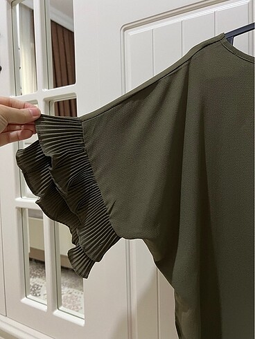 Kadın  Haki Bluz - Görsel 3