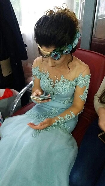 Balık Model Nişan Abiye Elbise - Görsel 5