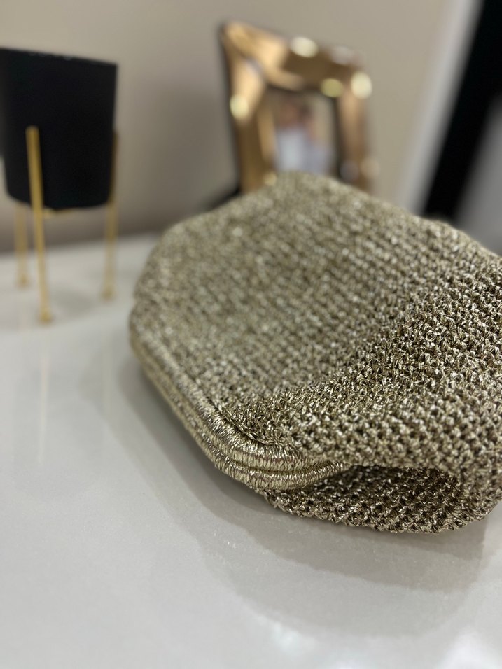 El emeği Örgü Kadın Portföy Çanta - Görsel 2