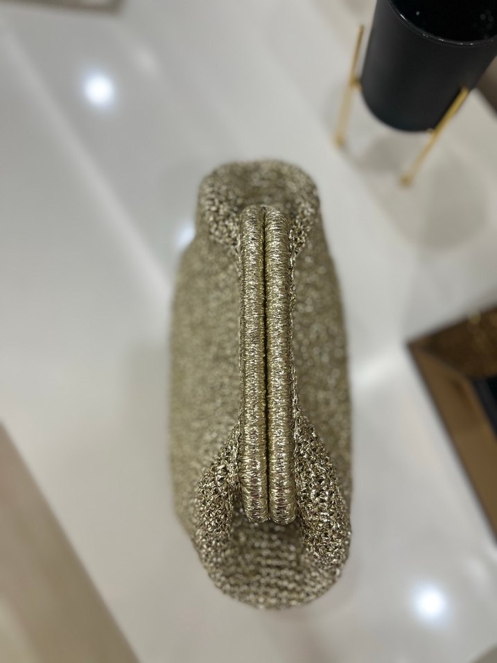 El emeği Örgü Kadın Portföy Çanta - Görsel 3