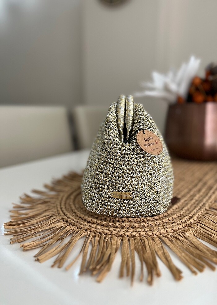 El emeği örgü çanta - Görsel 2