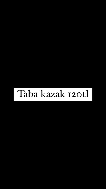 Taba kazak