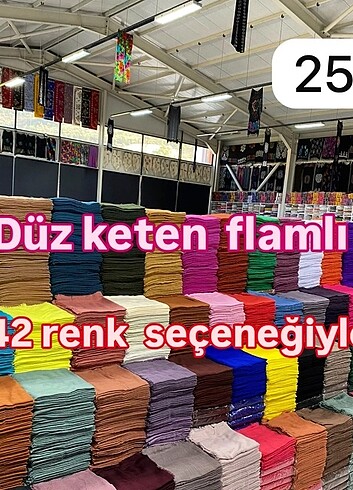 NİSA İPEK DESENLi FLAMLI EŞARP YAZLIK