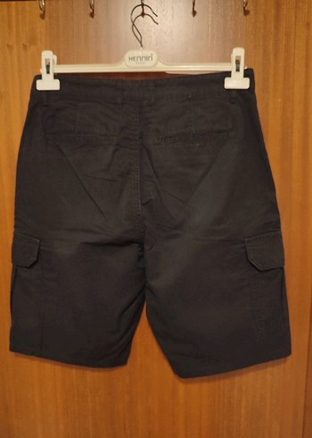 Erkek Siyah Şort - Görsel 2