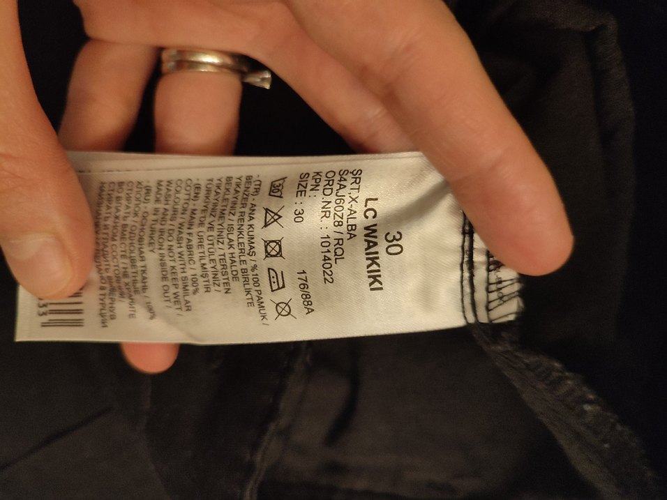 Erkek Siyah Şort - Görsel 4