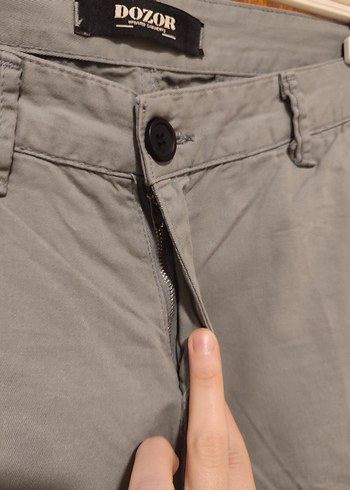 Düğmeli Erkek Kargo Şort - Görsel 4