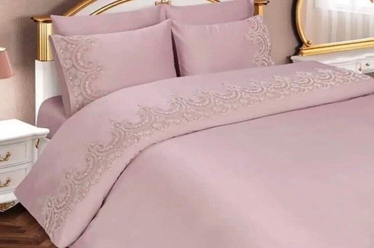ipekçe home fransız güpürlü nevresim takımı