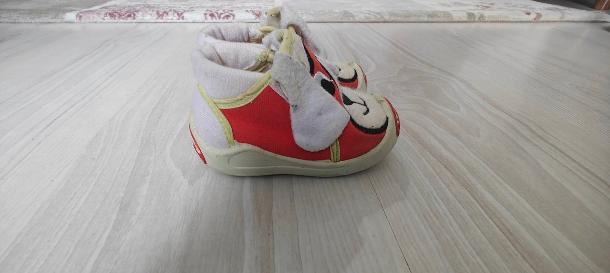 Renkli Baskılı Erkek Bebek Ev Ayakkabısı - Görsel 2