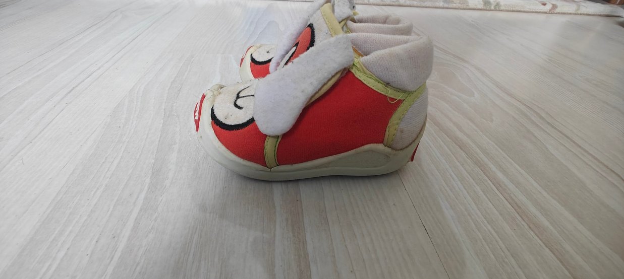 Renkli Baskılı Erkek Bebek Ev Ayakkabısı - Görsel 4