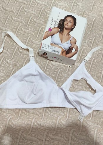 Beyaz Emzirme Sütyeni 85 Beden - Görsel 2