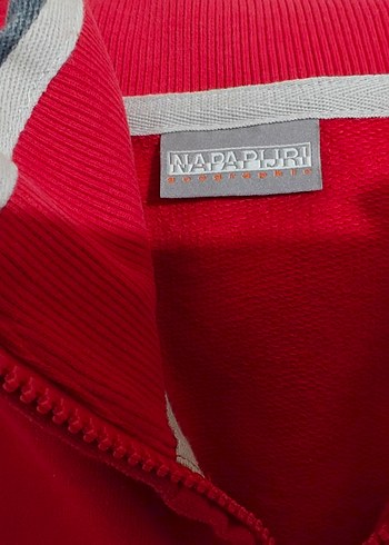 Napapijri Kırmızı Erkek Sweatshirt - Görsel 5