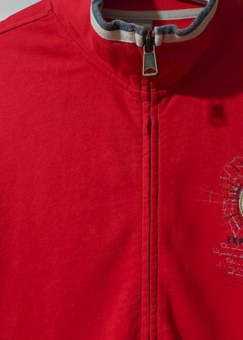 Napapijri Kırmızı Erkek Sweatshirt - Görsel 6