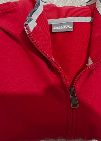 Napapijri Kırmızı Erkek Sweatshirt - Görsel 4