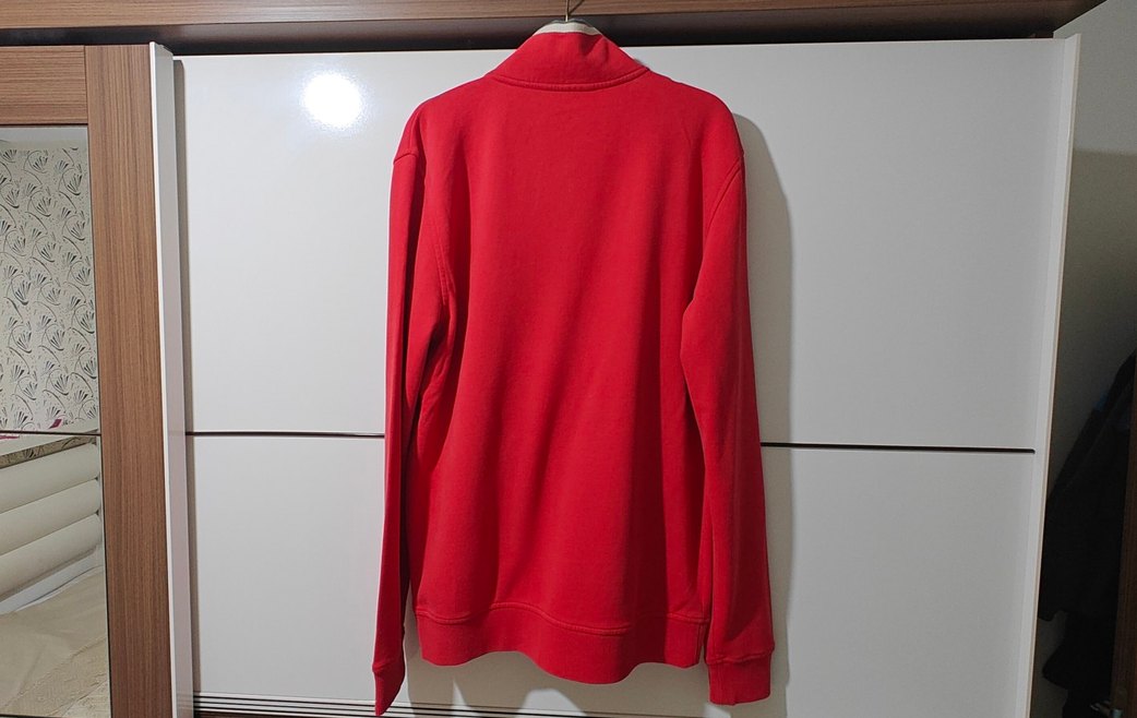 Napapijri Kırmızı Erkek Sweatshirt - Görsel 3