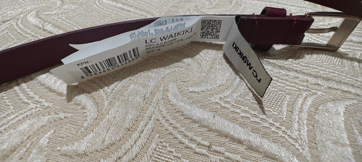 Bordo Deri Kadın Kemer - Görsel 3