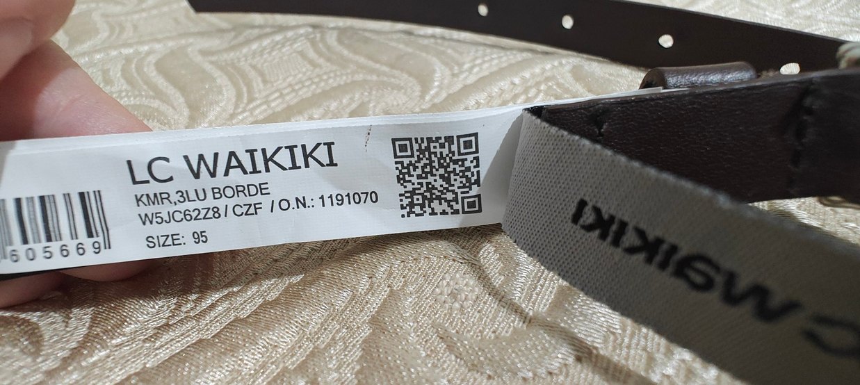 Koyu Kahverengi Deri Kadın Kemer - Görsel 2